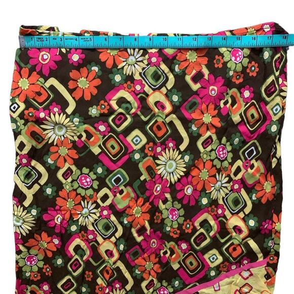 “Flower Child” Hi-Low Midi Skirt | Bamboo Traders | Hippy, 60s Core | Sz M - Picture 3 of 6